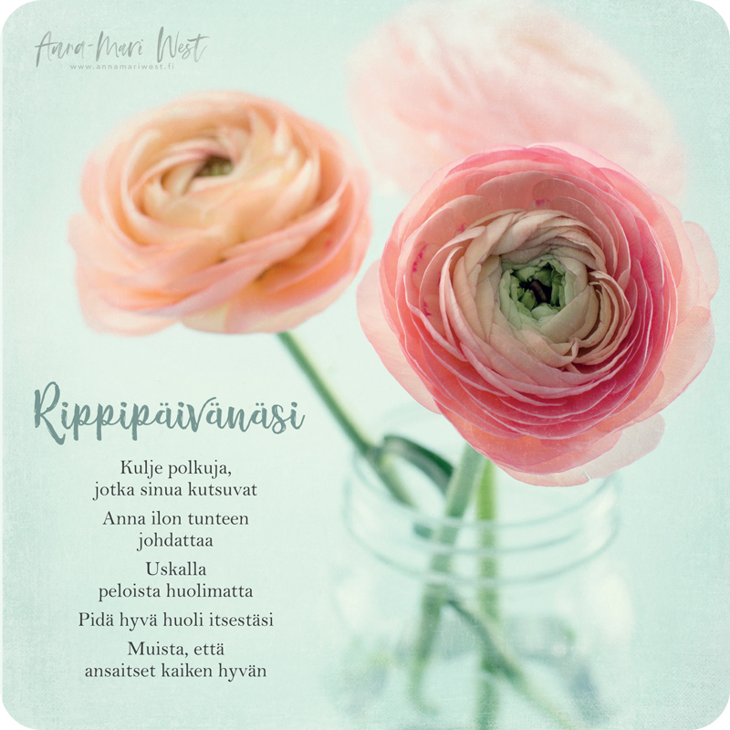 kukkakimppu jaloleinikki hempeä