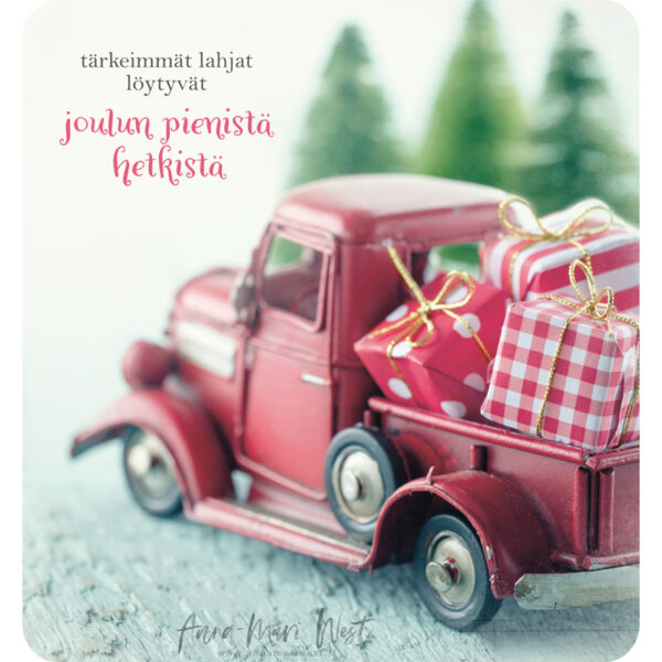 joulu leluauto paketti lahja