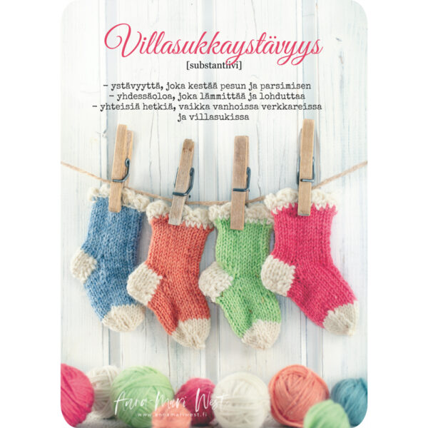 villasukka lankakerä kutominen neulominen