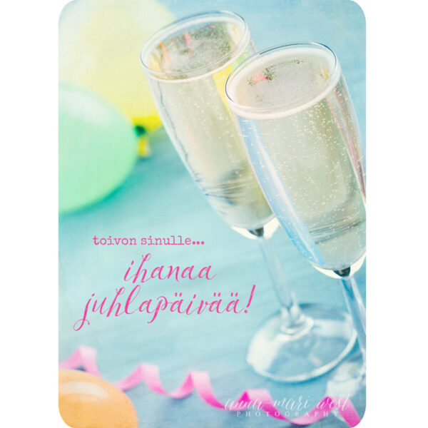 kuohuviini ilmapallo juhlat