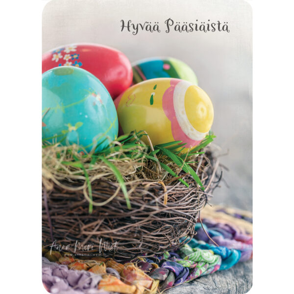 pääsiäismuna pesä iloinen