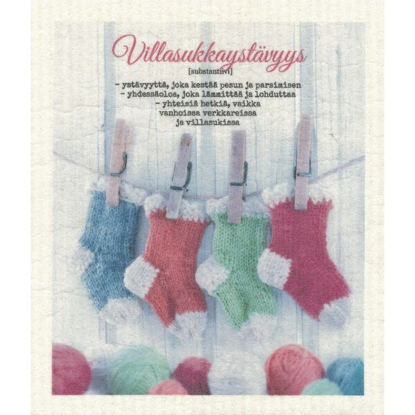 villasukka neulominen