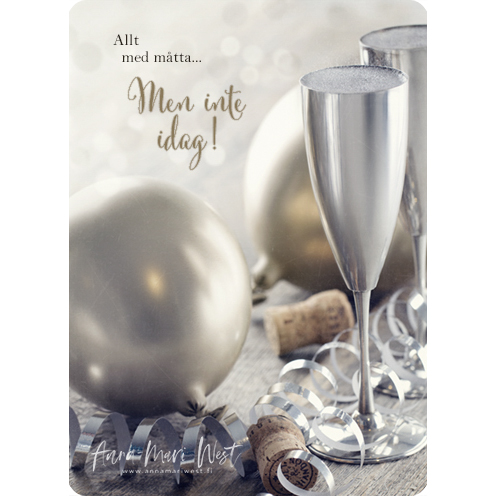 kuohuviini ilmapallo onnittelu