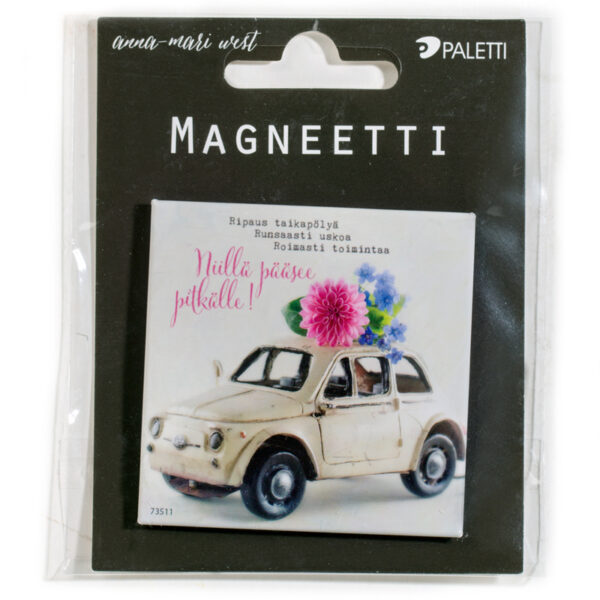 Jääkaappimagneetti – Niillä pääsee pitkälle